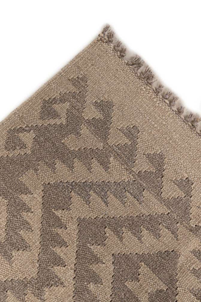 6' 3 x 9' 6 Hand Woven Kilim Maymana Wool Rug