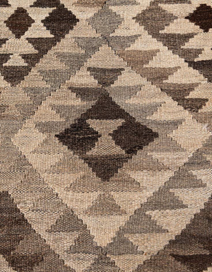 Detail image of 6' 3 x 9' 8  Hand Woven Kilim Maymana Wool Rug