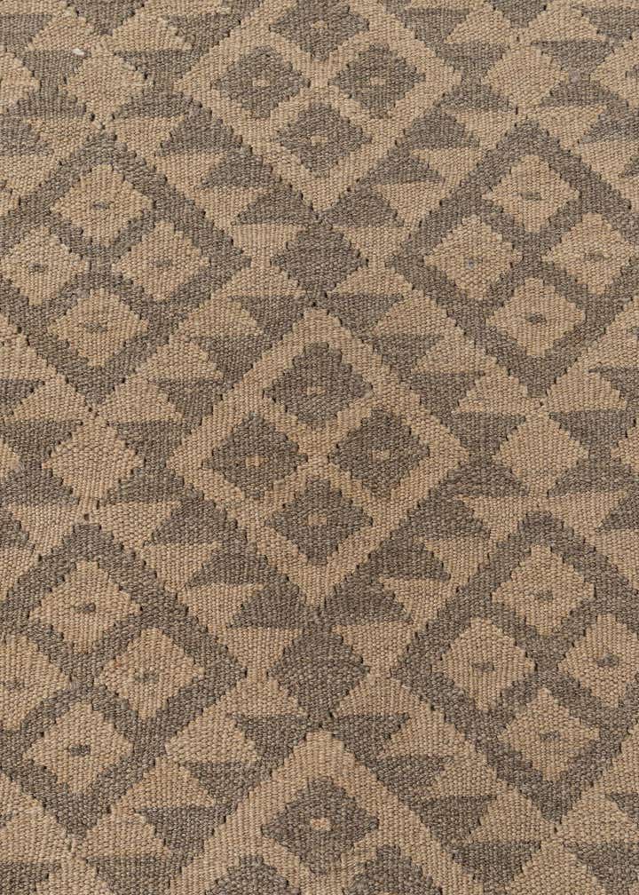 6' 8 x 9' 7 Hand Woven Kilim Maymana Wool Rug