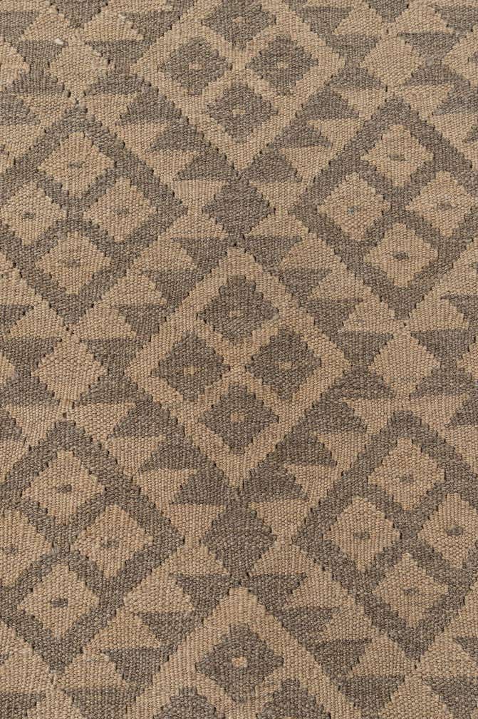6' 8 x 9' 7 Hand Woven Kilim Maymana Wool Rug