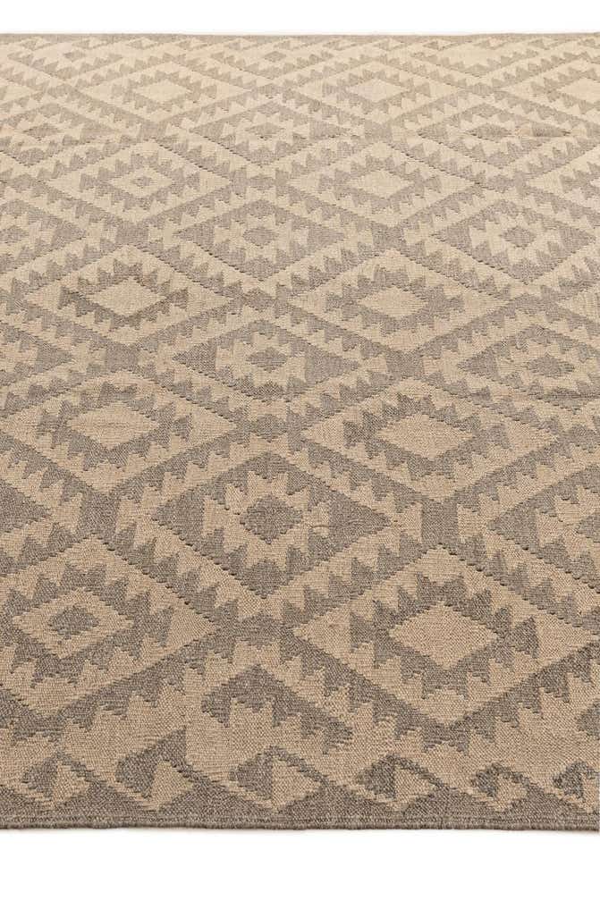 6' 6 x 9' 9 Hand Woven Kilim Maymana Wool Rug
