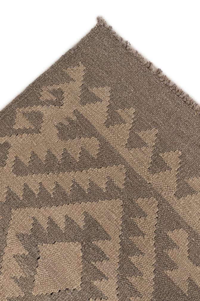 6' 6 x 9' 9 Hand Woven Kilim Maymana Wool Rug