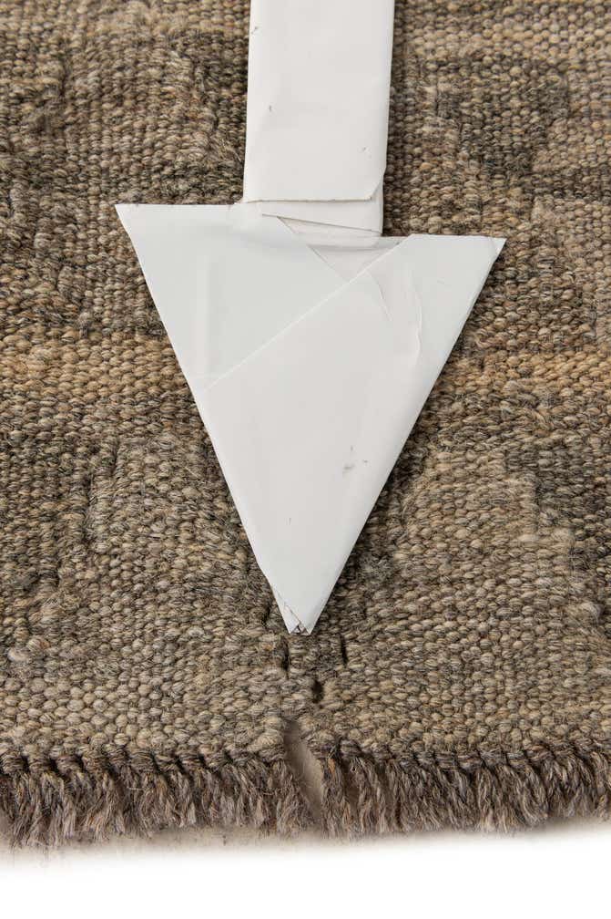 6' 8 x 9' 5 Hand Woven Kilim Maymana Wool Rug