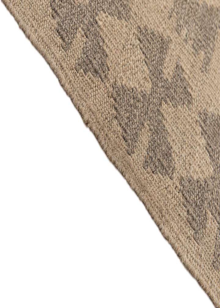 6' 8 x 9' 8 Hand Woven Kilim Maymana Wool Rug