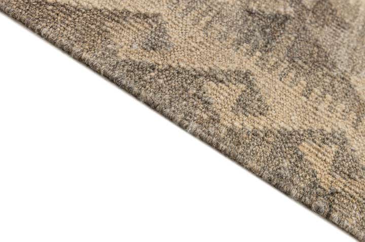 6' 9 x 9' 10 Hand Woven Kilim Maymana Wool Rug