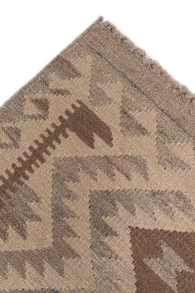 6' 5 x 9' 10 Hand Woven Kilim Maymana Wool Rug