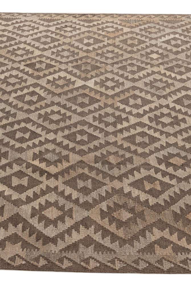 6' 6 x 10' Hand Woven Kilim Maymana Wool Rug