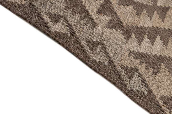 6' 6 x 10' Hand Woven Kilim Maymana Wool Rug