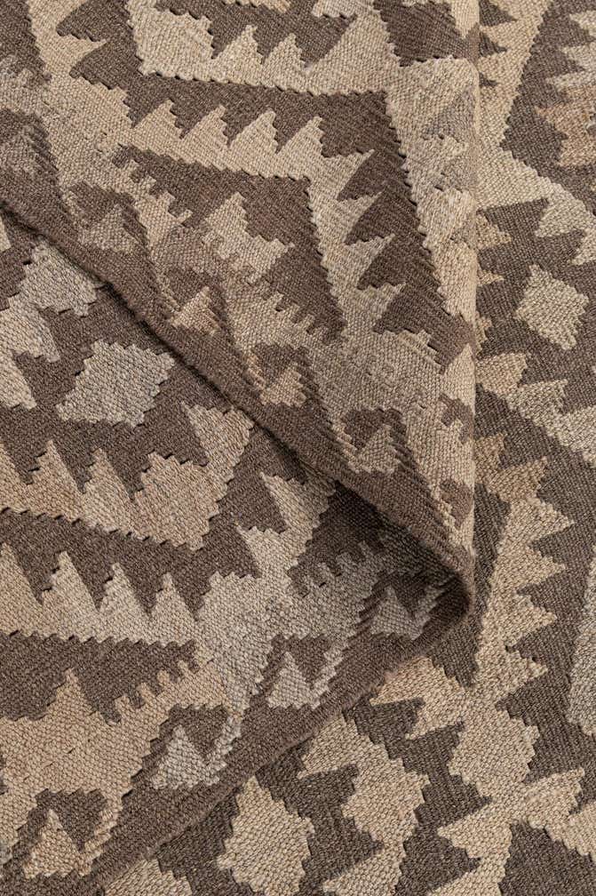 6' 6 x 10' Hand Woven Kilim Maymana Wool Rug