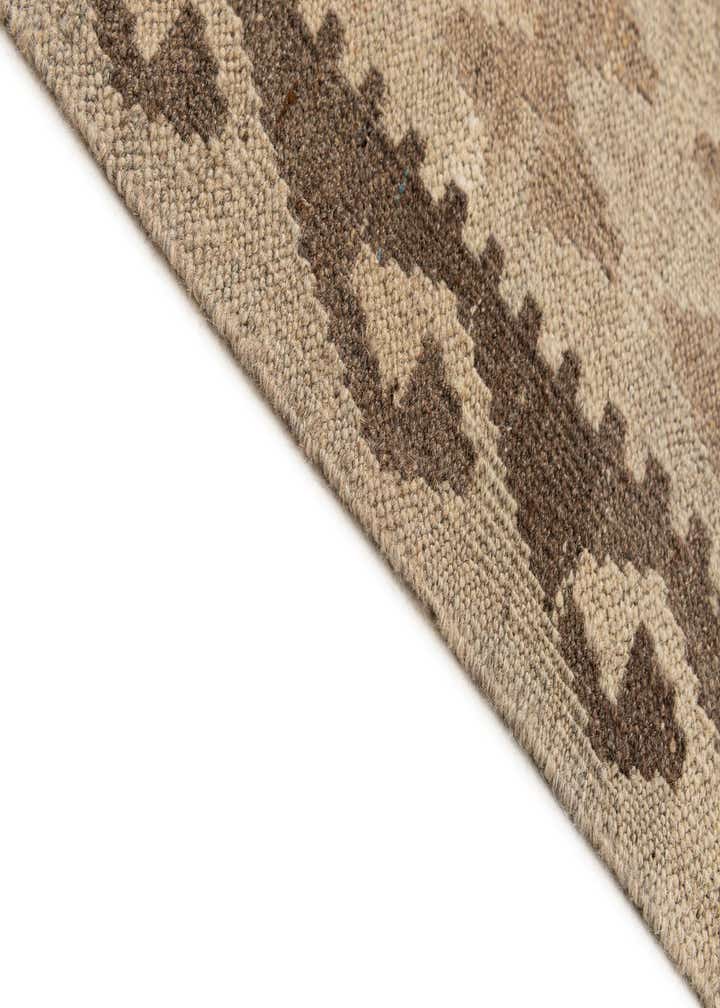 6' 10 x 9' 9 Hand Woven Kilim Maymana Wool Rug