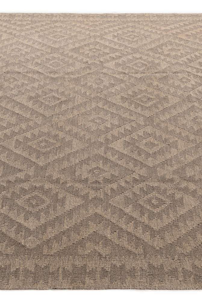 6' 11 x 9' 10 Hand Woven Kilim Maymana Wool Rug