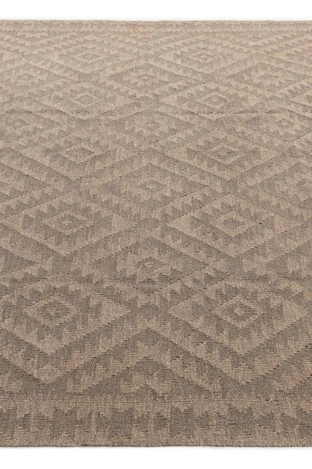Detail image of 6' 11 x 9' 10 Hand Woven Kilim Maymana Wool Rug