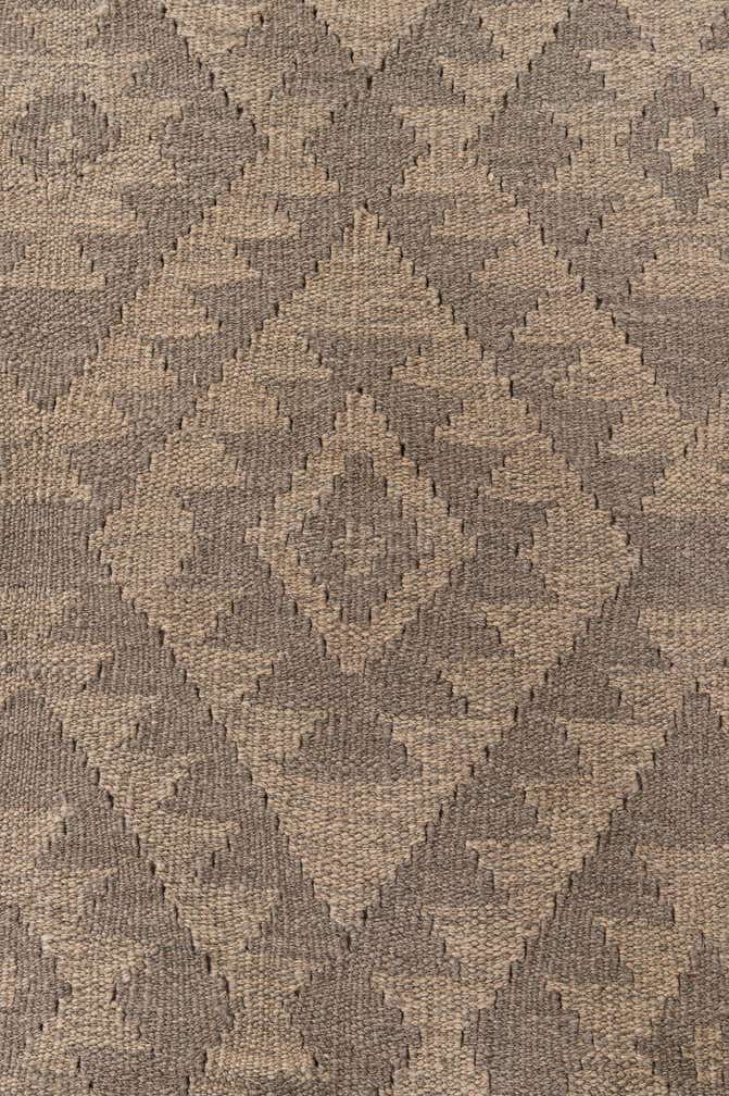 6' 11 x 9' 10 Hand Woven Kilim Maymana Wool Rug