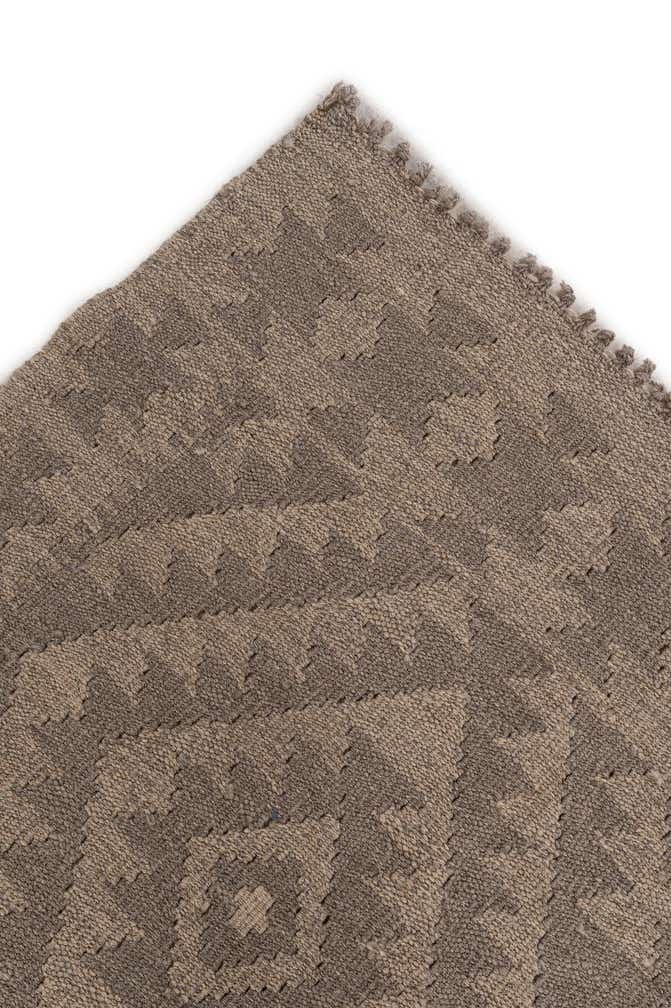 6' 11 x 9' 10 Hand Woven Kilim Maymana Wool Rug