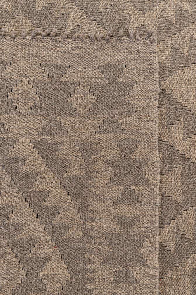 6' 11 x 9' 10 Hand Woven Kilim Maymana Wool Rug