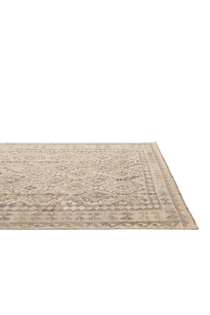 6' 10 x 9' 10 Hand Woven Kilim Maymana Wool Rug
