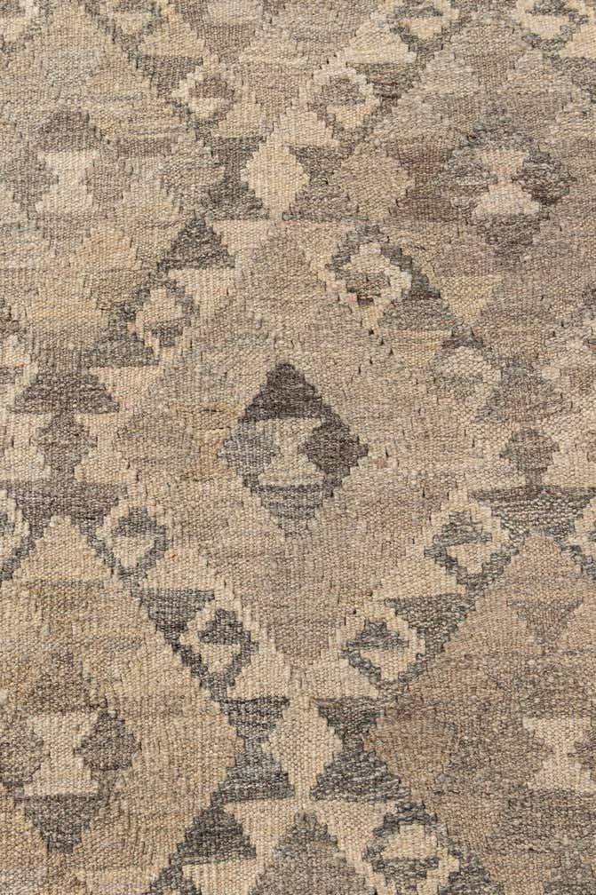 6' 10 x 9' 10 Hand Woven Kilim Maymana Wool Rug