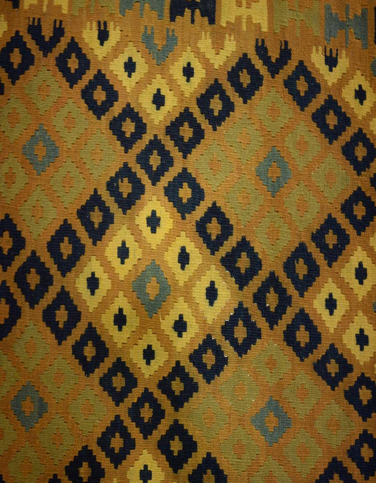 Detail image of 3' 3 x 6' 5  Hand Woven Kilim Maymana Wool Rug