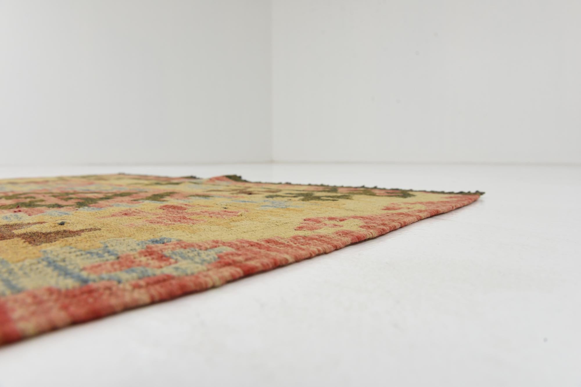100cm x 190cm Tejido a mano Kilim Maymana Alfombra Lana