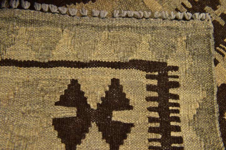 3' 6 x 5' 2 Hand Woven Kilim Maymana Wool Rug