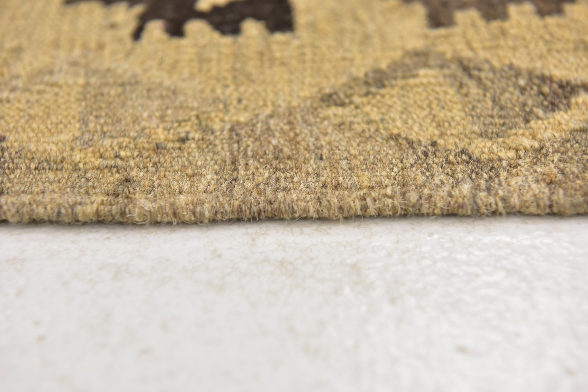95cm x 150cm Hand Woven Kilim Maymana Wool Rug