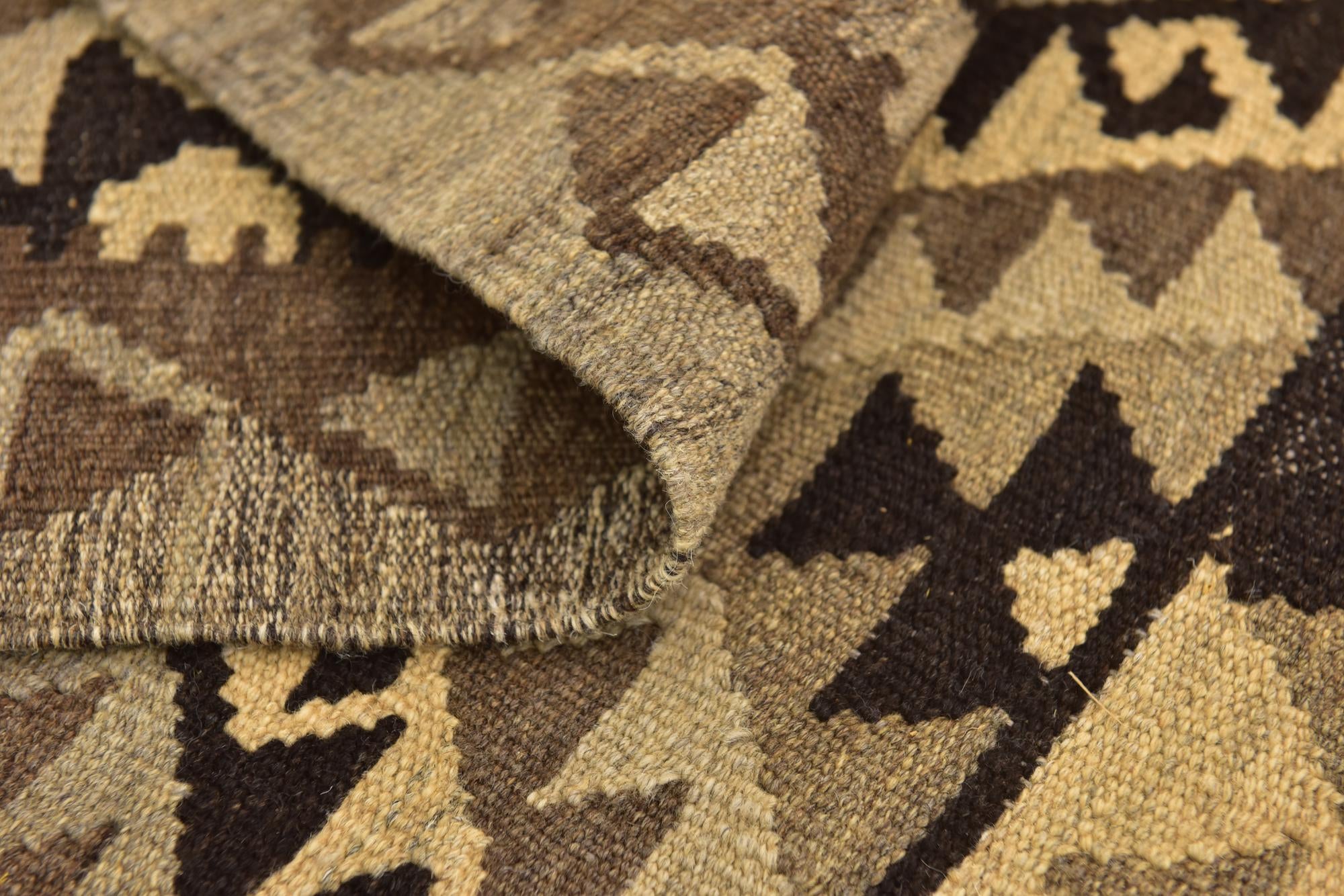 95cm x 150cm Hand Woven Kilim Maymana Wool Rug