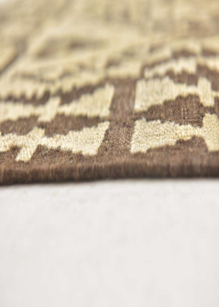 2' 9 x 4' Hand Woven Kilim Maymana Wool Rug