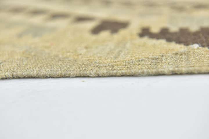 2' 7 x 4' Hand Woven Kilim Maymana Wool Rug