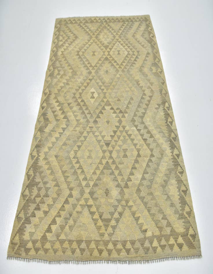 Detail image of 5' x 6' 6 Hand Woven Kilim Maymana Wool Rug