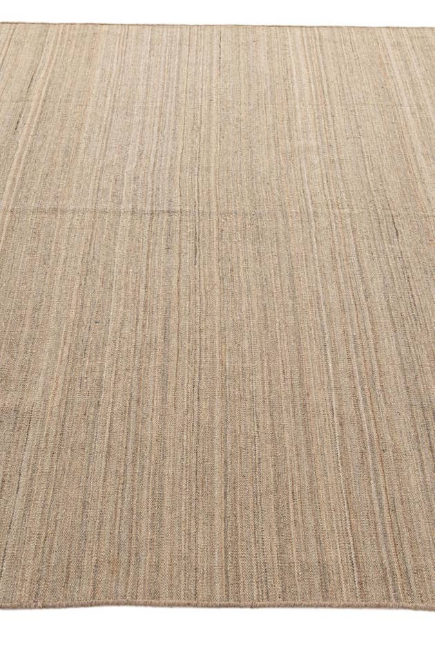 Detail image of 6' 8 x 9' 1 Hand Woven Kilim Modern Wool Rug