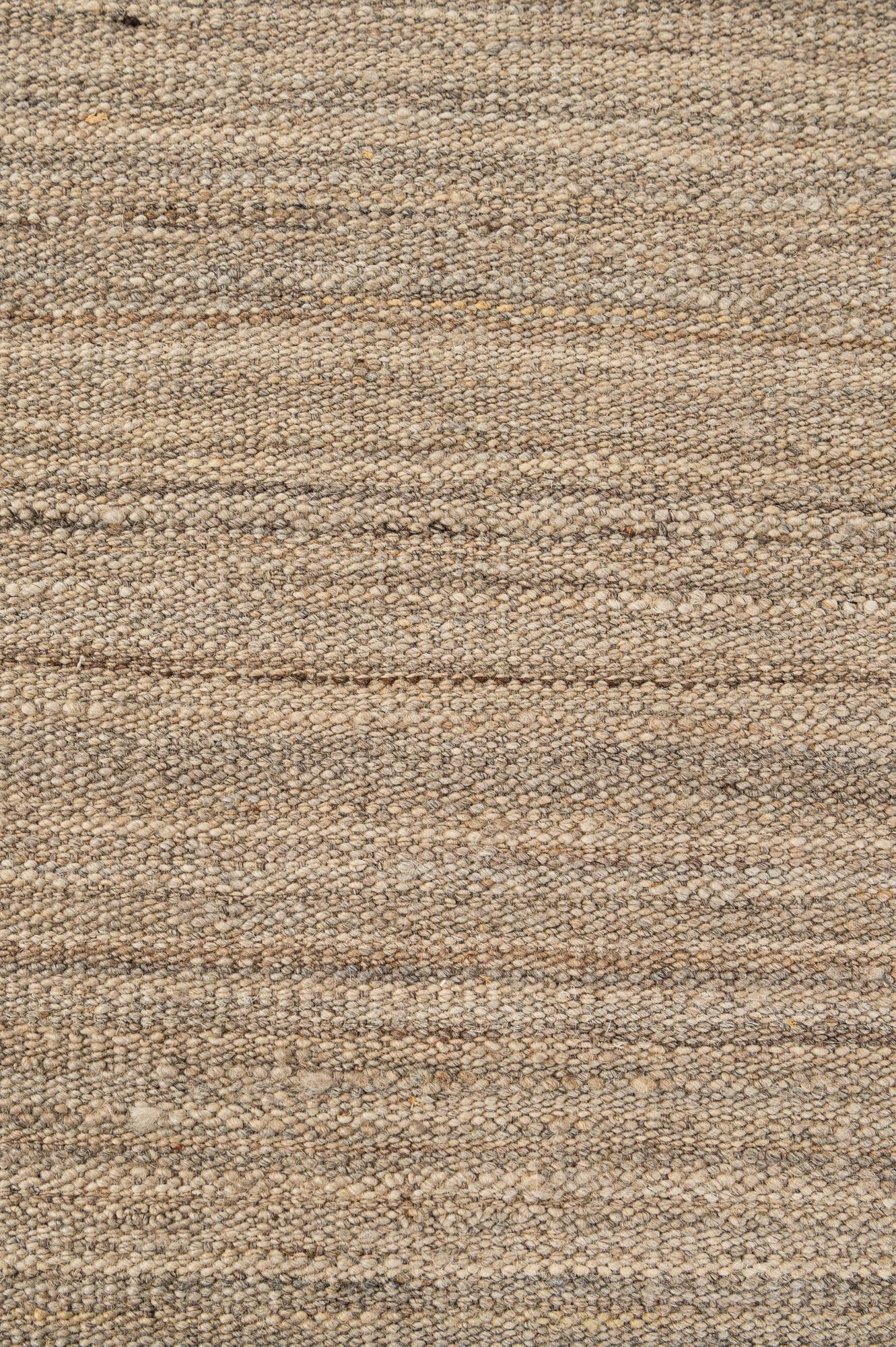 6' 8 x 9' 1 Hand Woven Kilim Modern Wool Rug