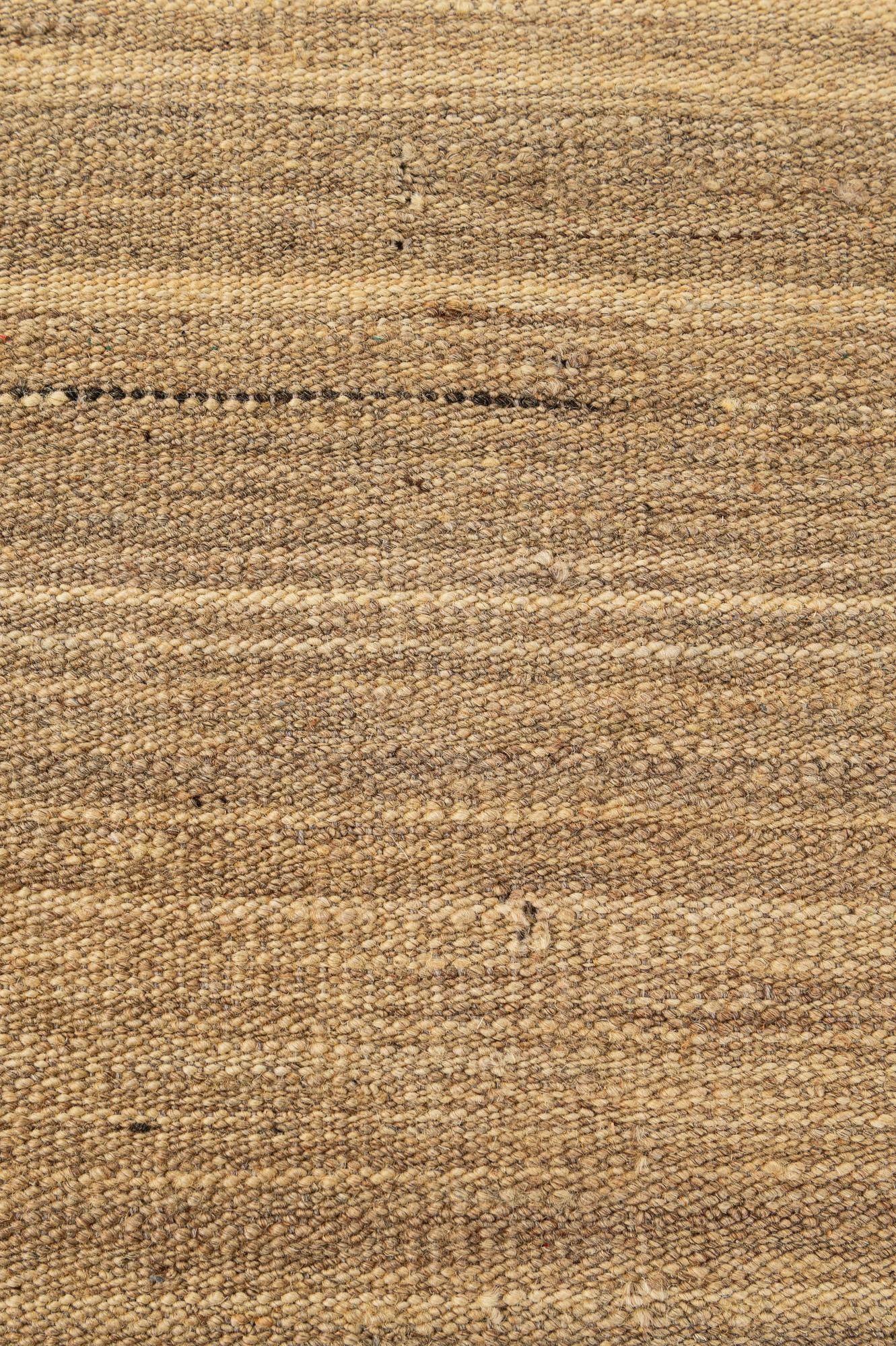 7' 1 x 9' 4 Hand Woven Kilim Modern Wool Rug