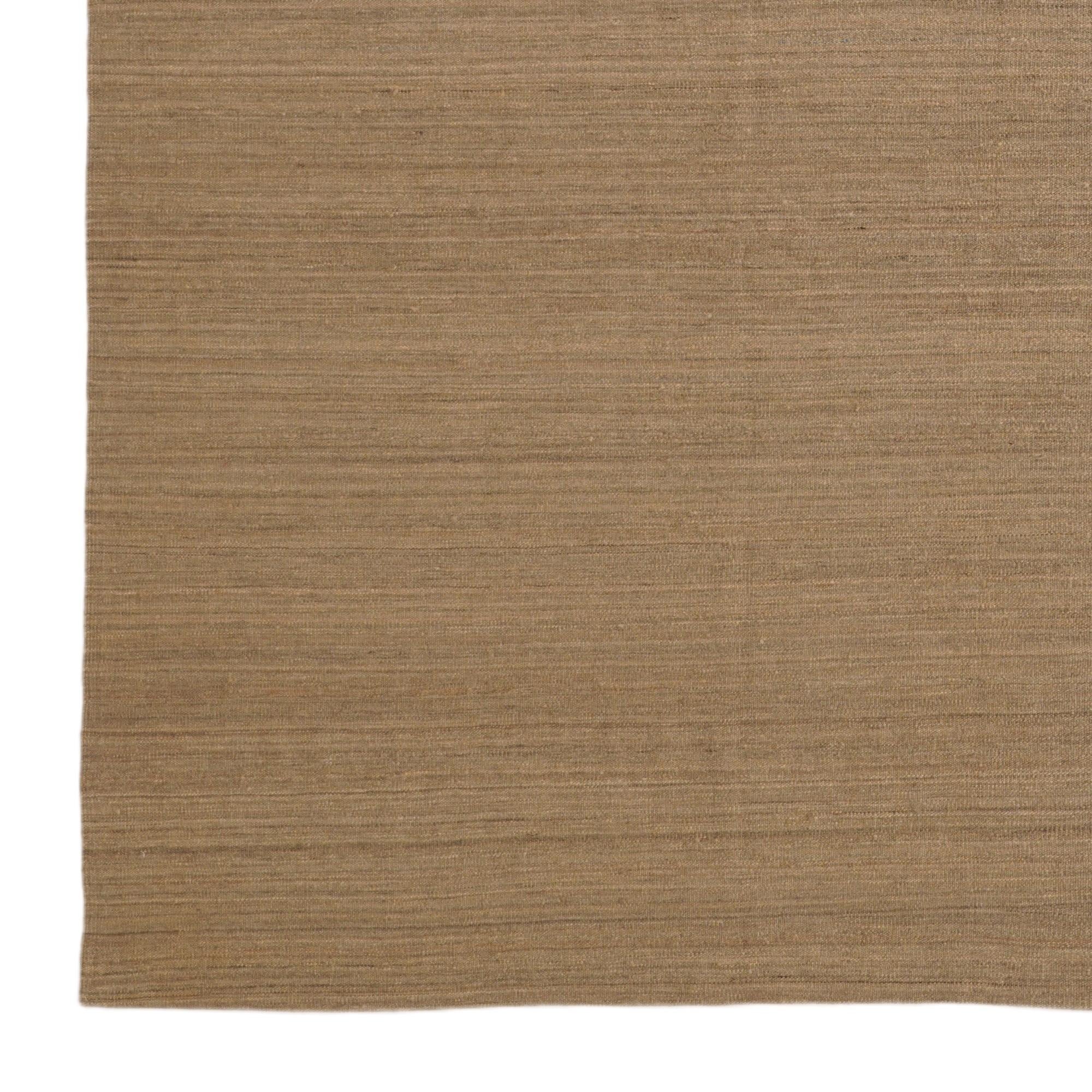 6' 10 x 9' 3 Hand Woven Kilim Modern Wool Rug