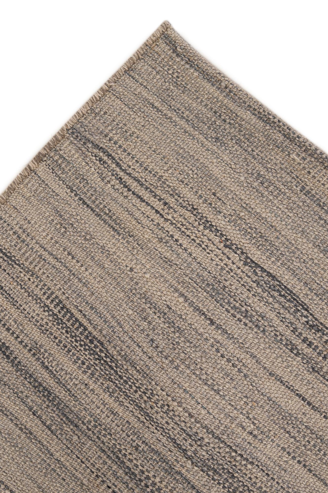 7' 5 x 9' 6 Hand Woven Kilim Modern Wool Rug