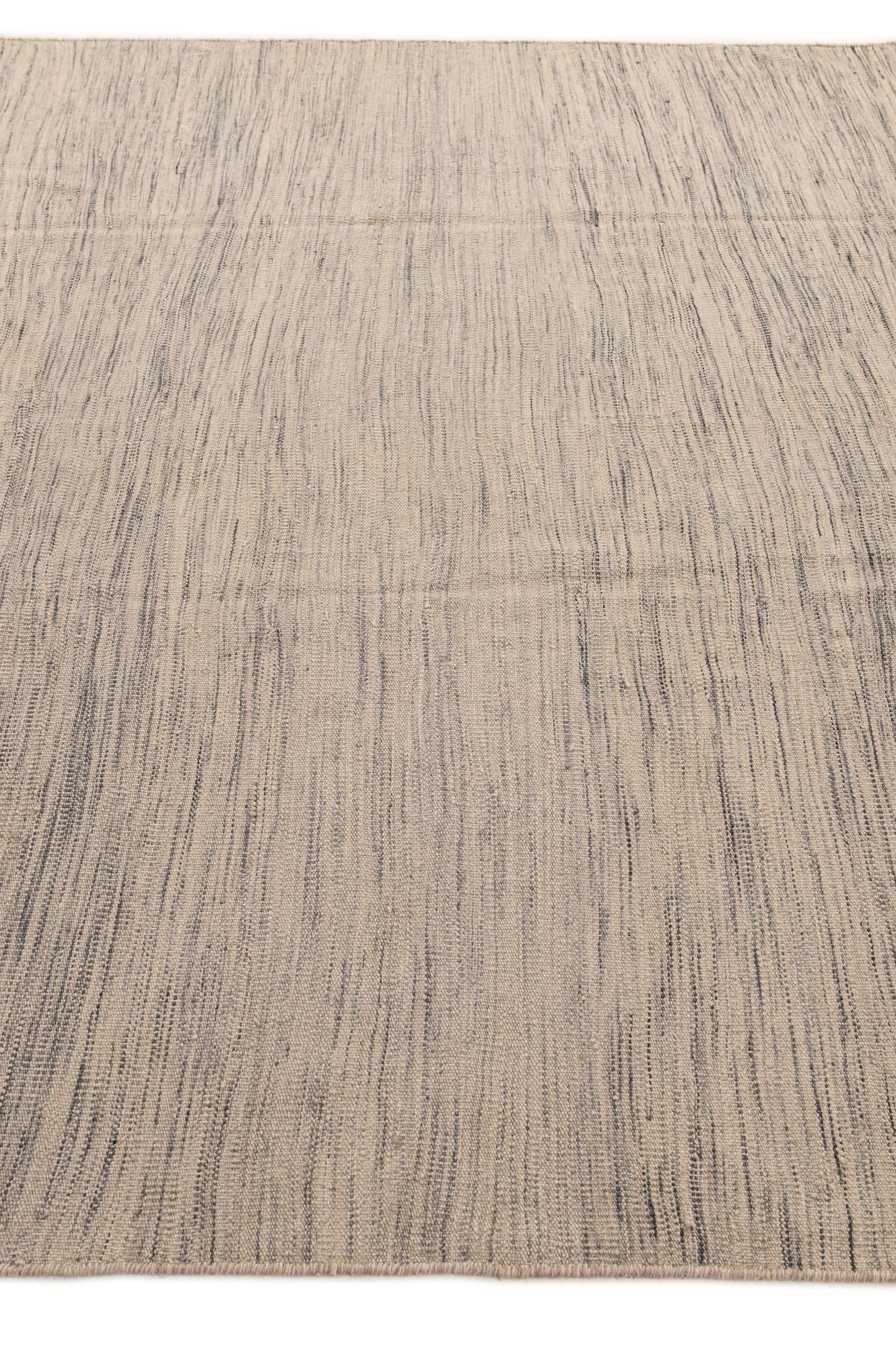 7' 5 x 9' 6 Hand Woven Kilim Modern Wool Rug