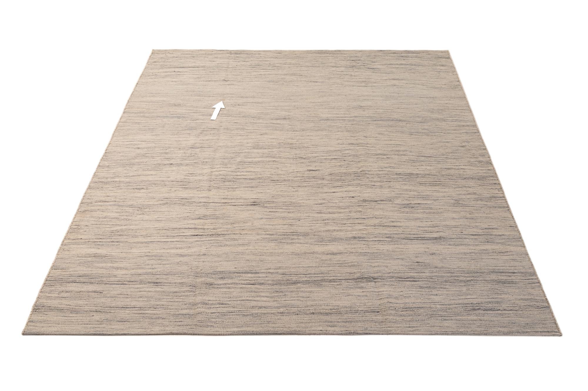 7' 5 x 9' 6 Hand Woven Kilim Modern Wool Rug
