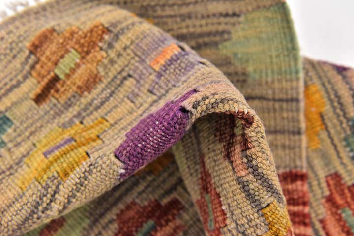 2' 10 x 4' 10 Hand Woven Kilim Modern Wool Rug