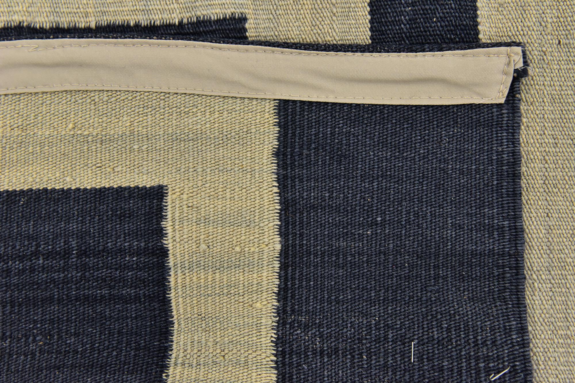 4' 2 x 5' 10 Hand Woven Kilim Modern Wool Rug