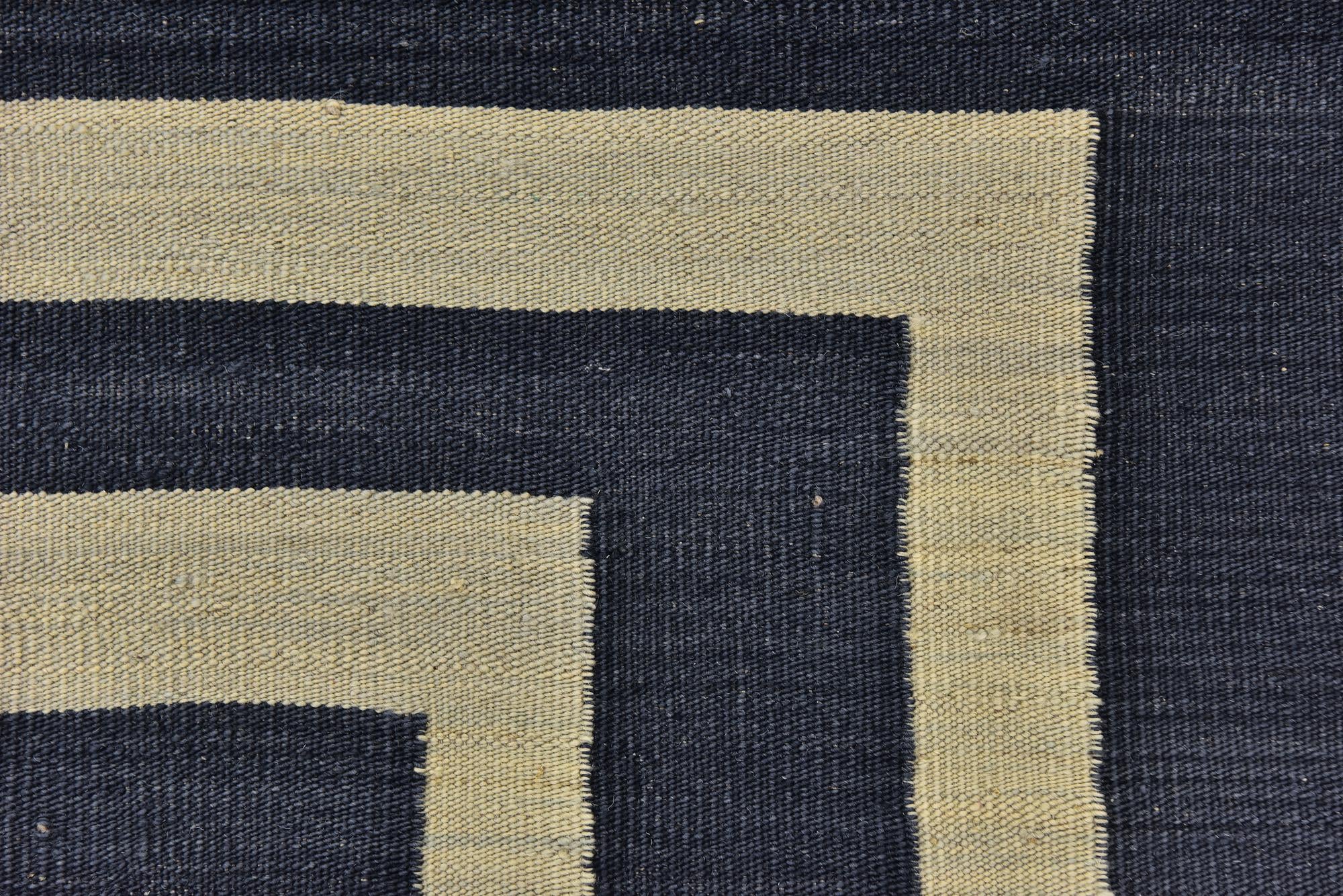 4' 2 x 5' 10 Hand Woven Kilim Modern Wool Rug