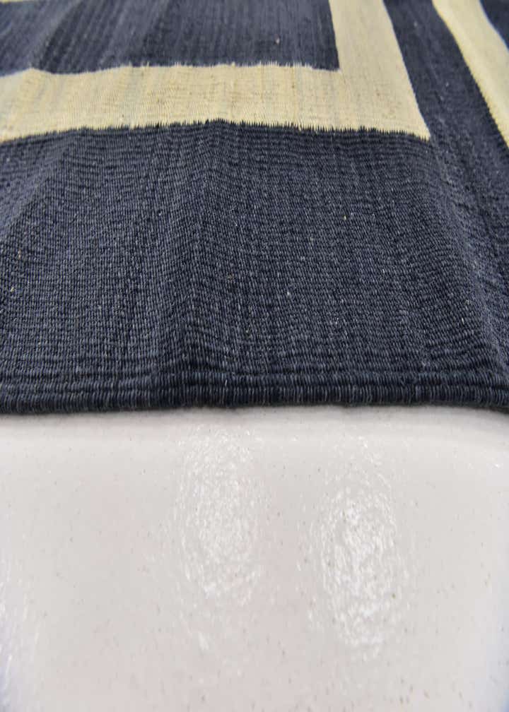 4' 2 x 5' 10 Hand Woven Kilim Modern Wool Rug