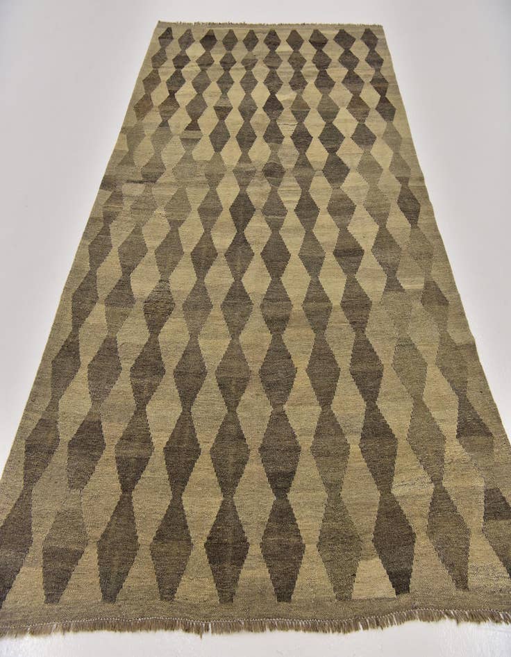 Detail image of 5' 3 x 7' 7  Hand Woven Kilim Modern Wool Rug