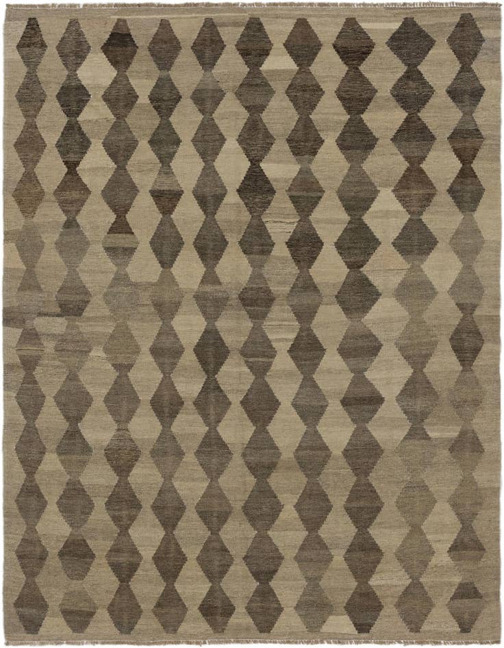Detail image of 5' 3 x 7' 7 Hand Woven Kilim Modern Wool Rug