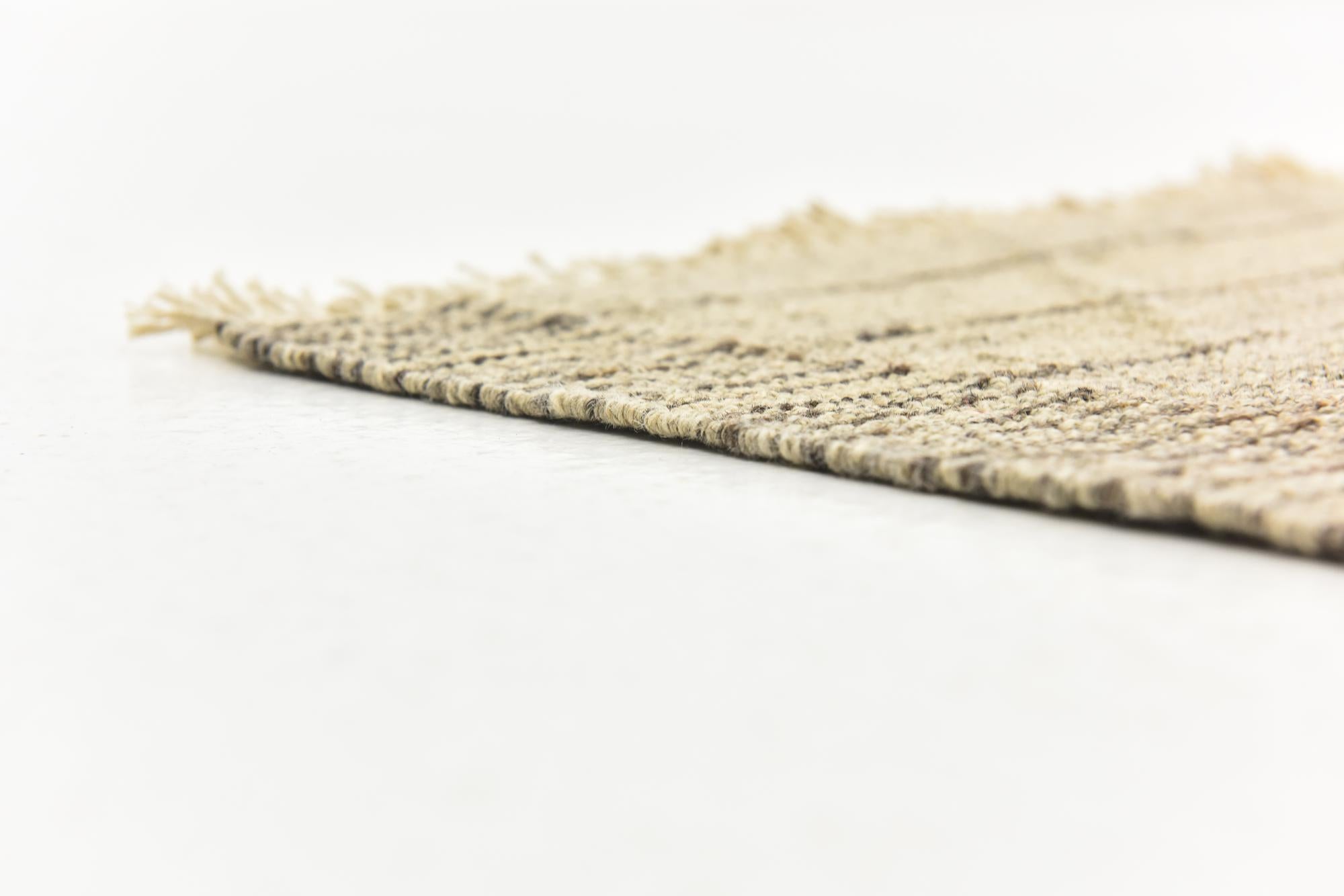 275cm x 375cm Hand Woven Kilim Modern Wool Rug