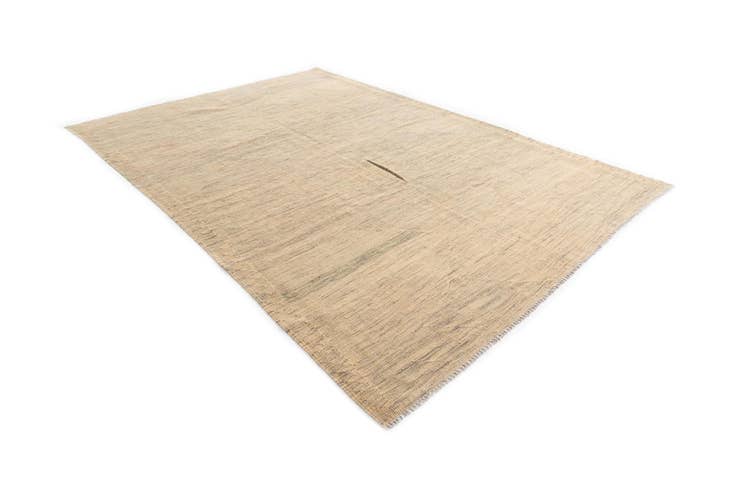 Detail image of 5' 8 x 8' 3 Hand Woven Kilim Modern Wool Rug