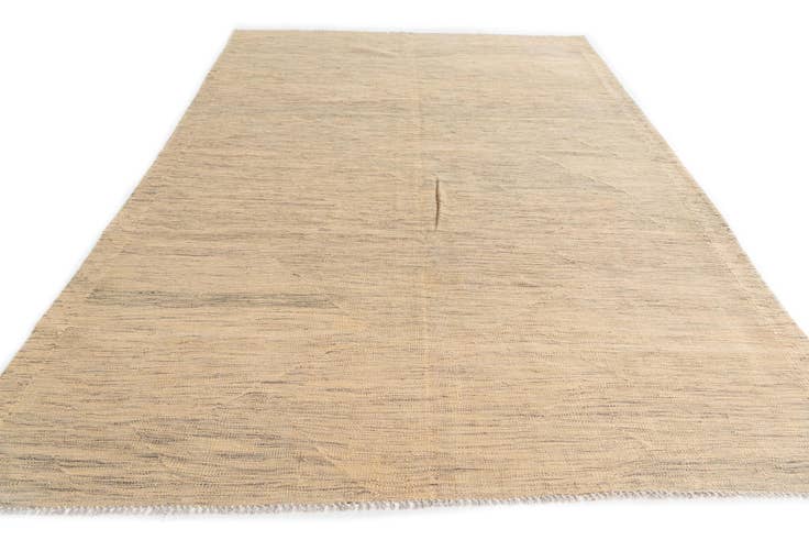 Detail image of 5' 8 x 8' 3 Hand Woven Kilim Modern Wool Rug