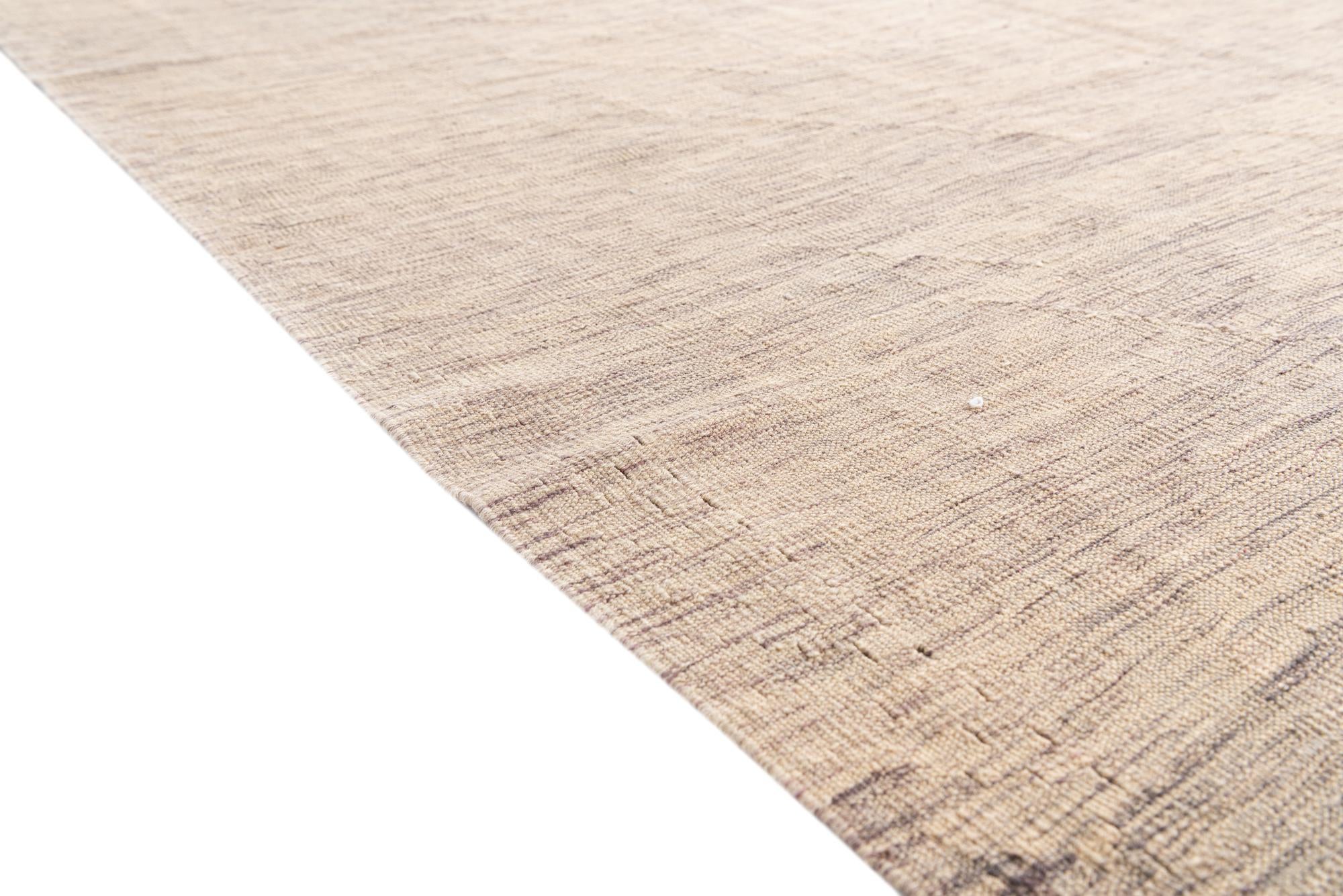5' 10 x 8' 2 Hand Woven Kilim Modern Wool Rug