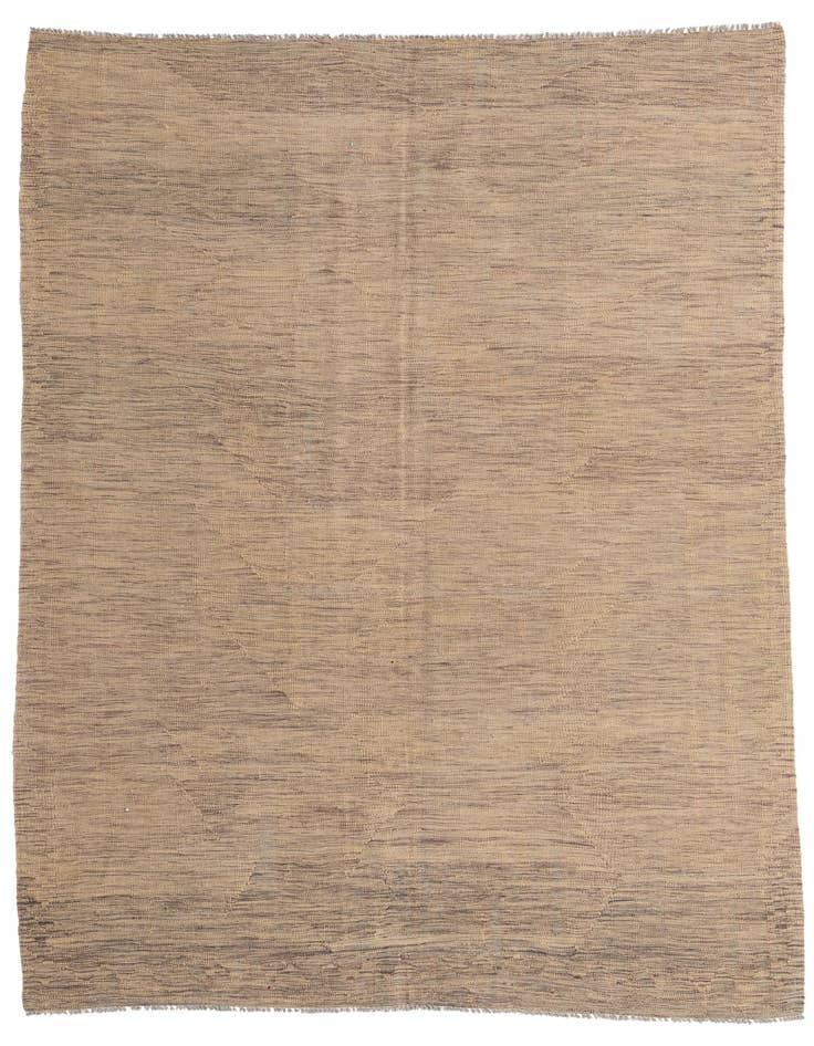 Detail image of 5' 10 x 8' 2 Hand Woven Kilim Modern Wool Rug