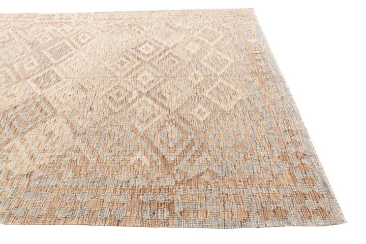 5' 7 x 7' 9 Hand Woven Kilim Modern Wool Rug