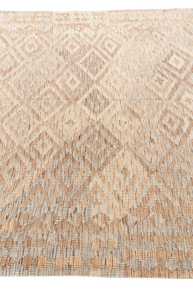 5' 7 x 7' 9 Hand Woven Kilim Modern Wool Rug
