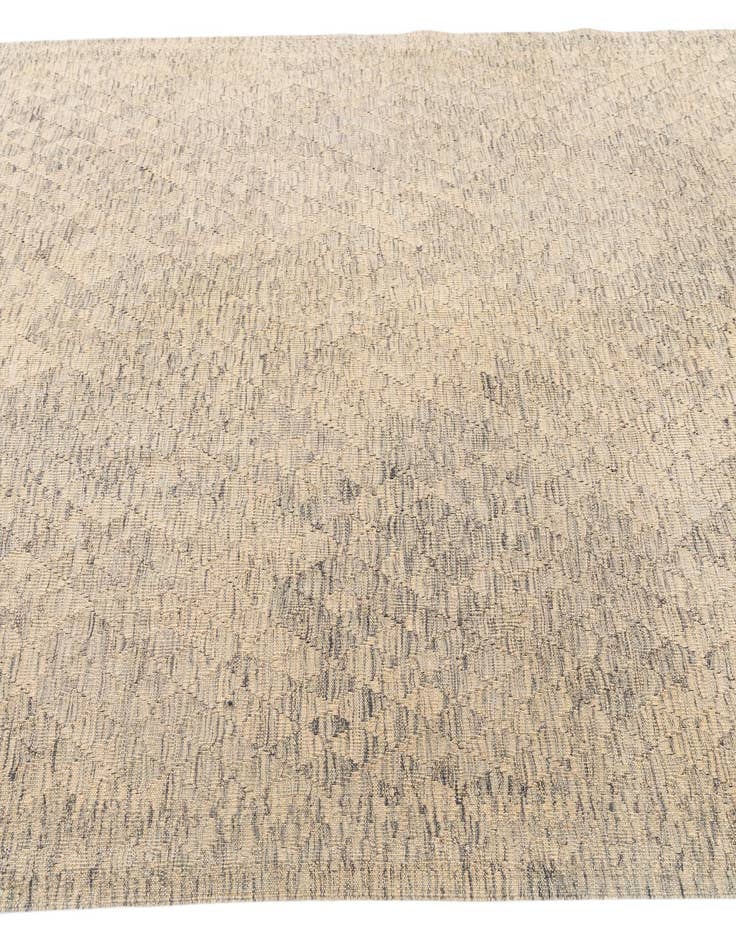 Detail image of 6' 6 x 9' 7 Hand Woven Kilim Modern Wool Rug